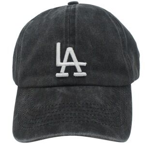 Black LA Women's Baseball Cap